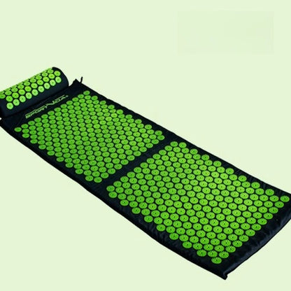 130*50*2.5CM Lotus Flower Sponge Acupressure Mat Set for Yoga Acupoint Massage Matting